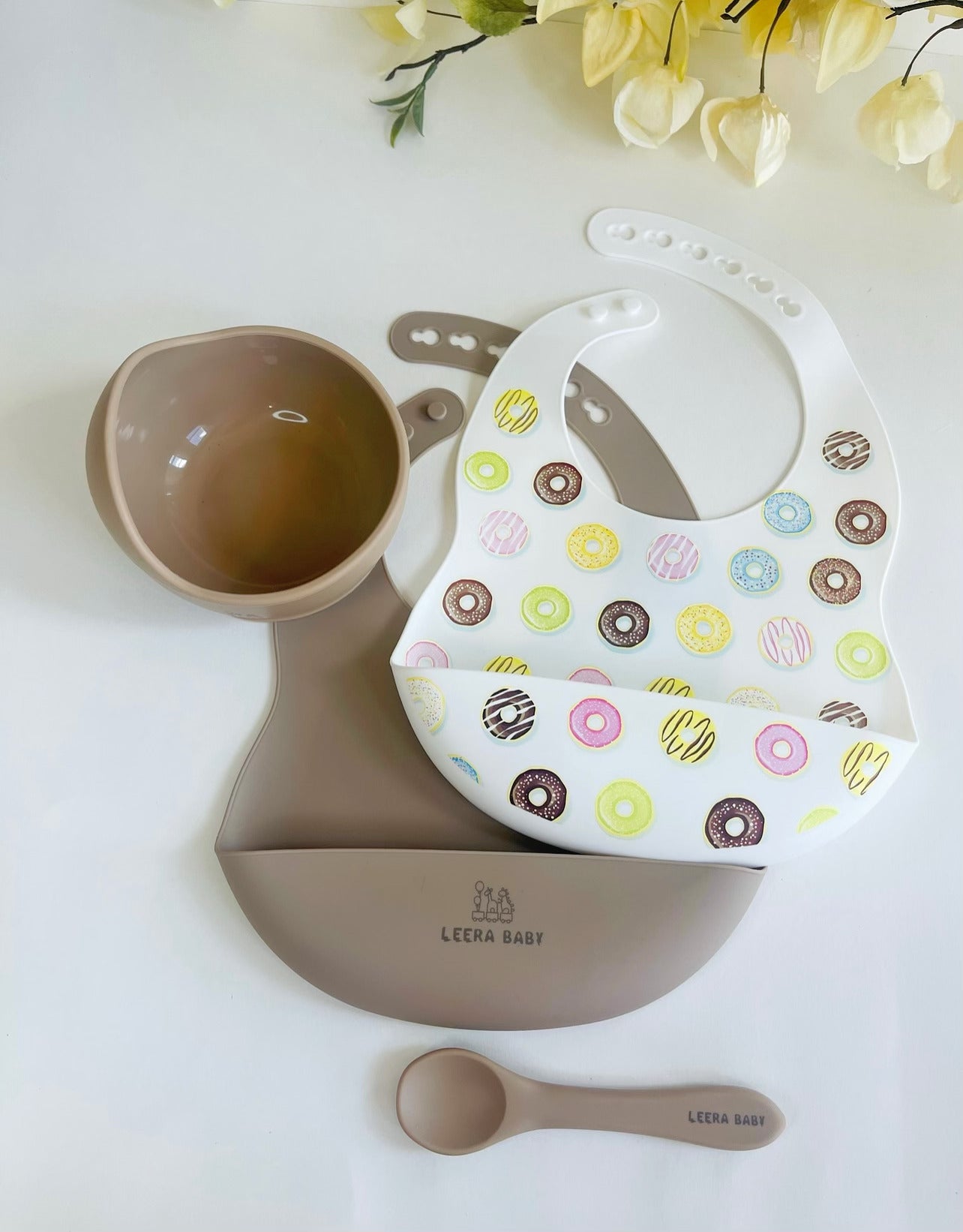 Baby / Toddler Silicone Patterned Weaning Set (Donut)