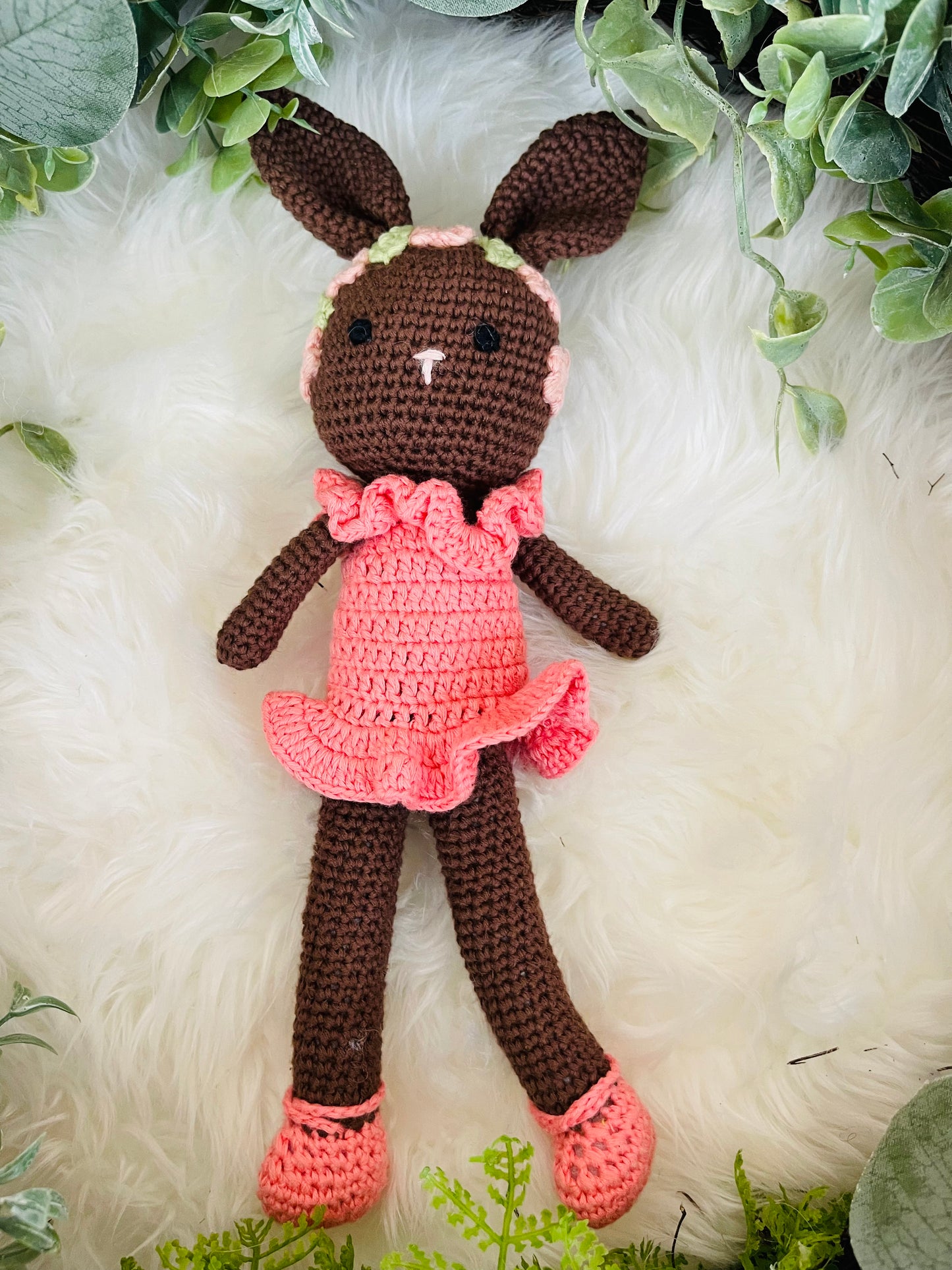 Rattle Knitted Crochet Plush Dolls,