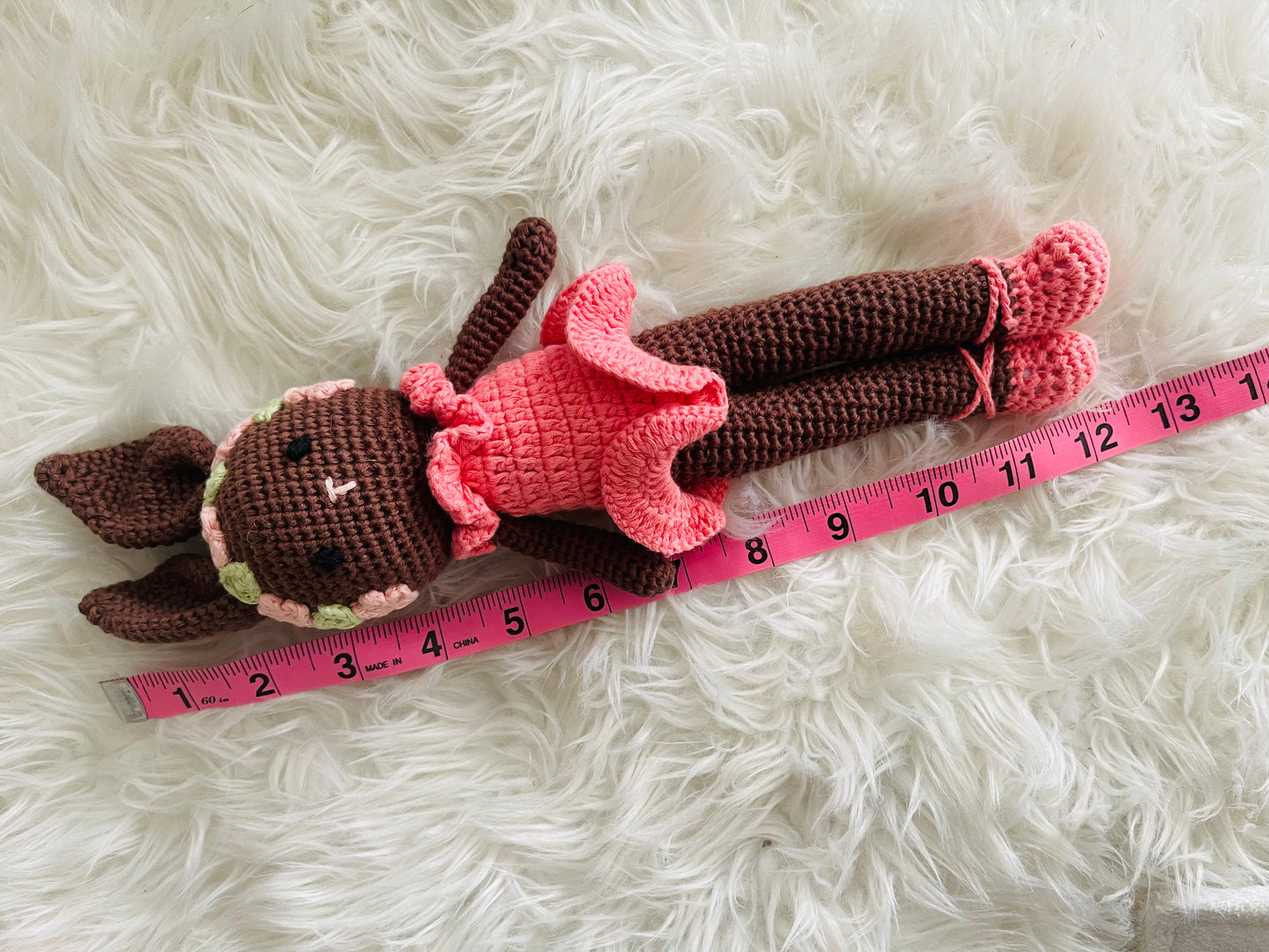 Rattle Knitted Crochet Plush Dolls,